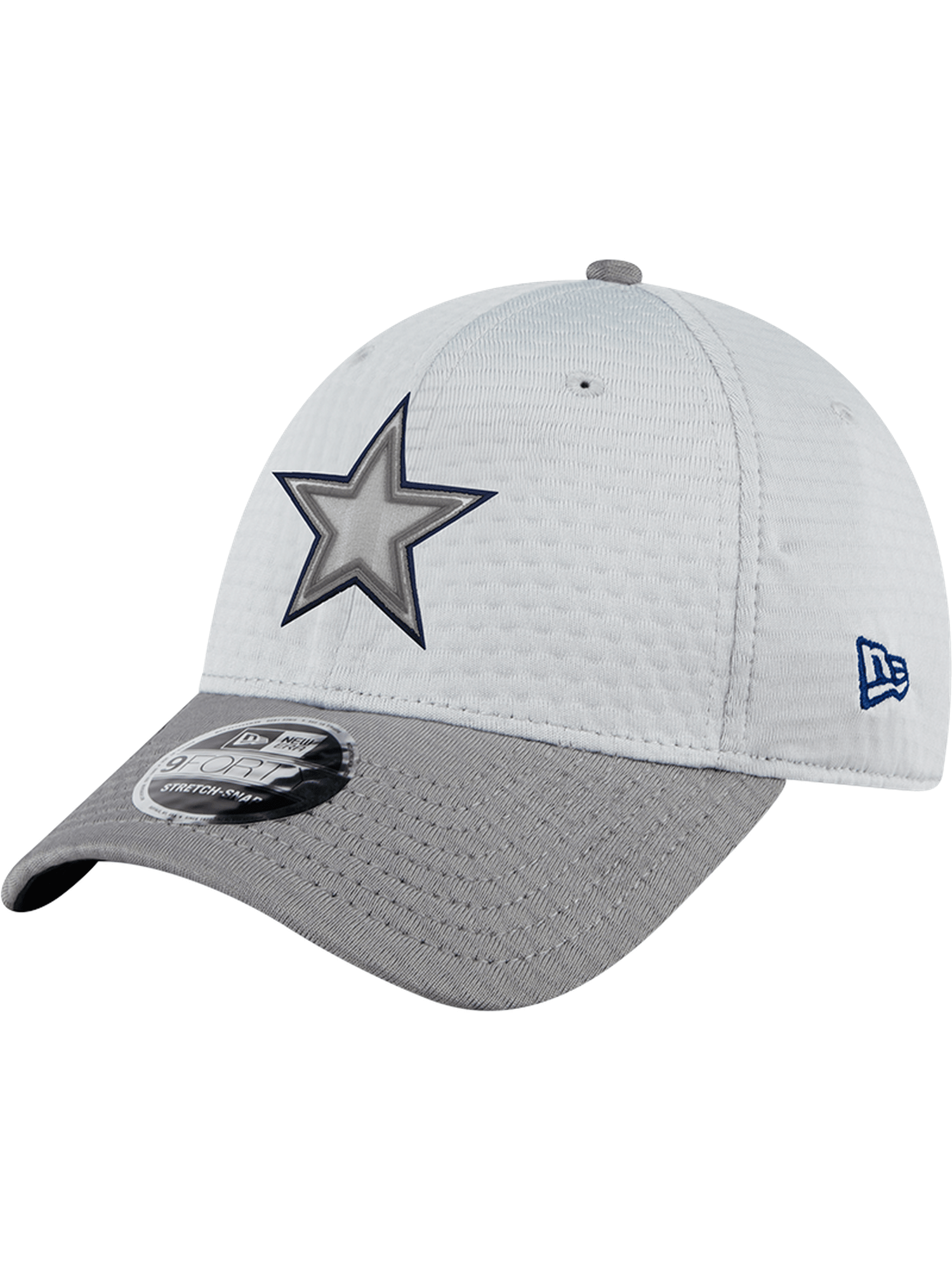 New Era Caps Dallas Cowboys New Era NFL 24 Training 9FORTY Stretch-Snapback Hat - Grey