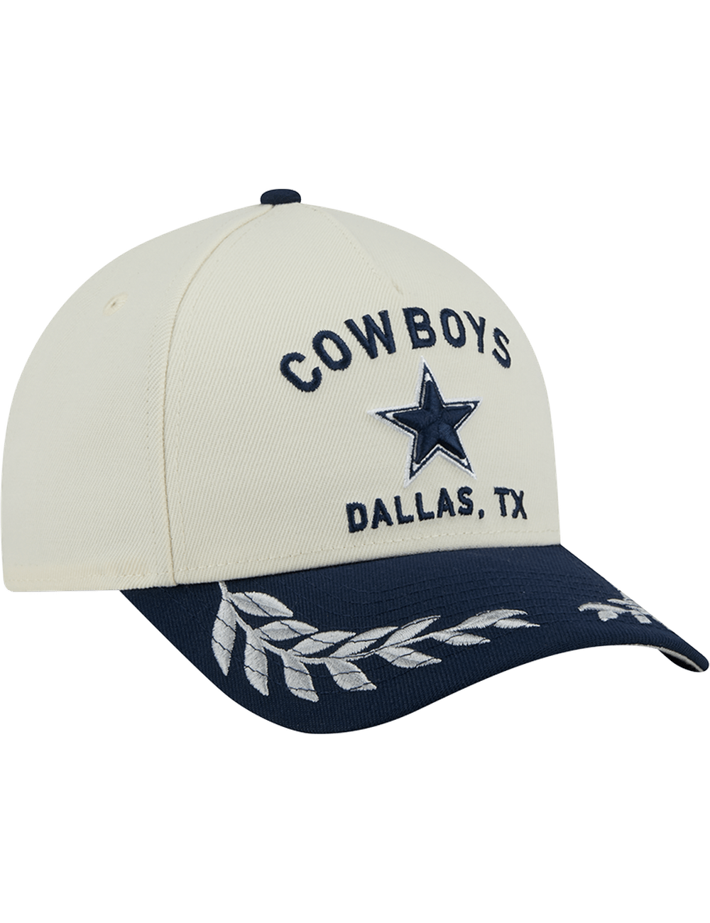 New Era Caps Dallas Cowboys New Era NFL 25 Draft 9FORTY M-Crown Snapback Hat - Chrome