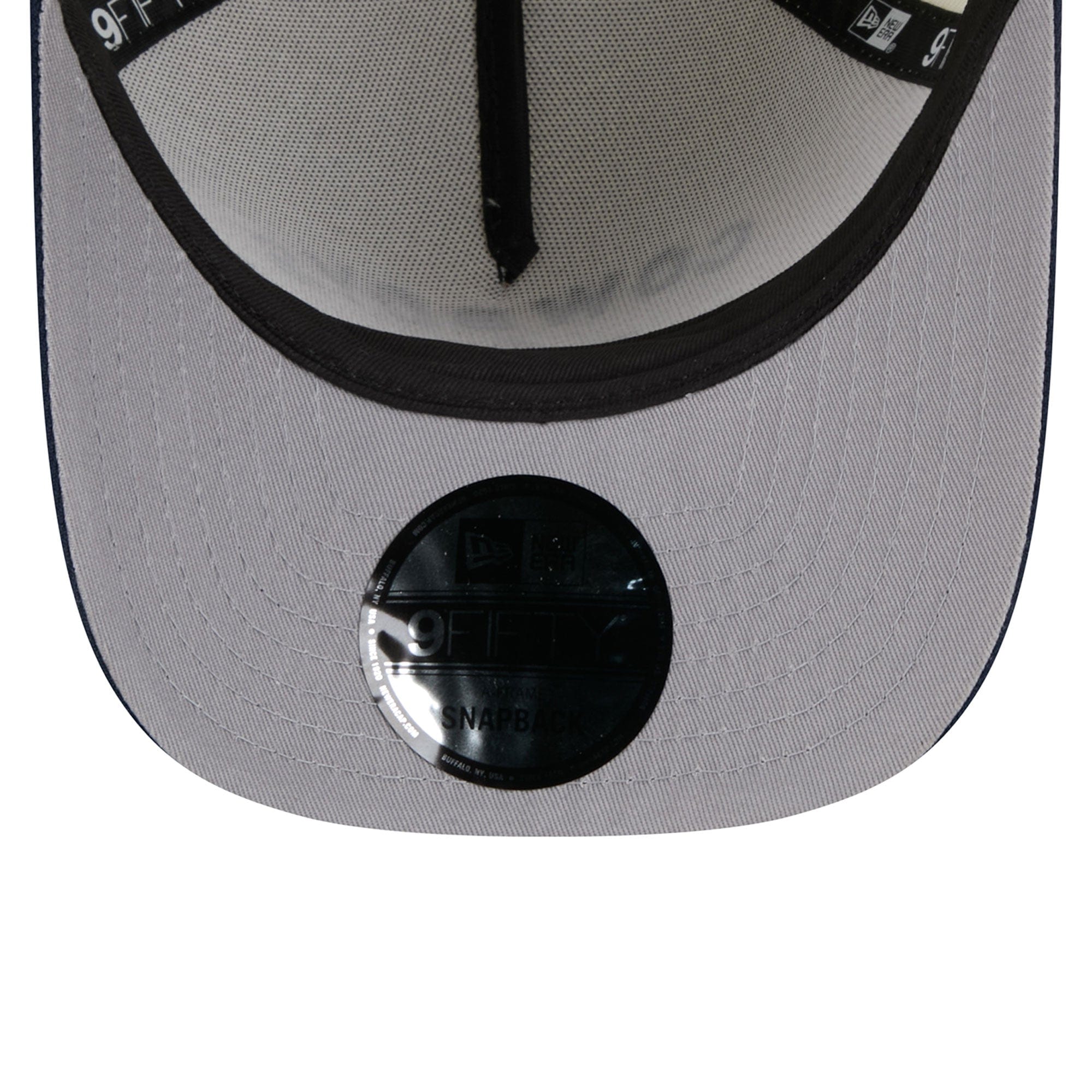 New Era Caps Dallas Cowboys New Era NFL 25 Draft Pre-Curved 9FIFTY A-Frame Snapback Hat - Chrome