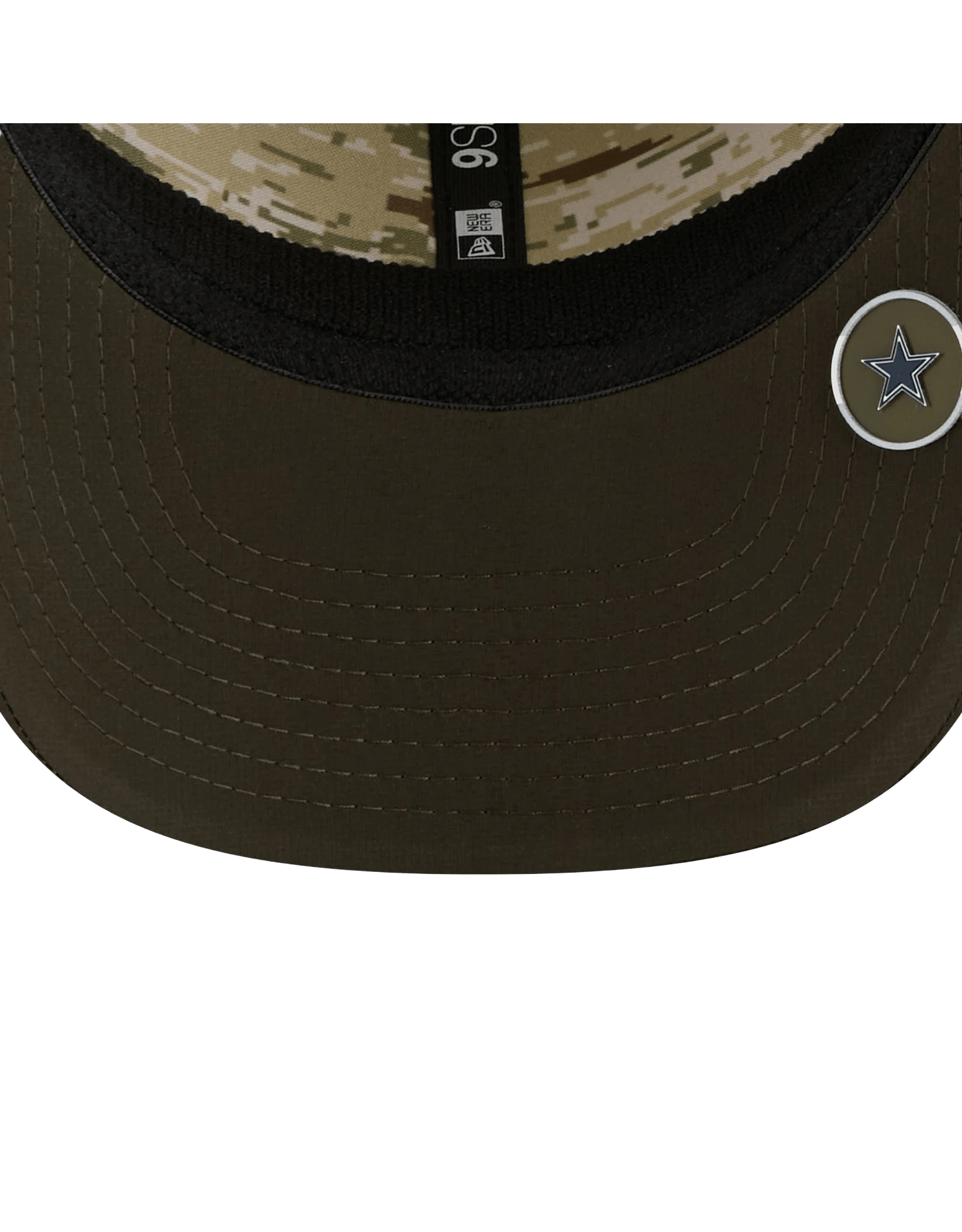 New Era Caps Dallas Cowboys New Era NFL 25 Salute To Service 9SEVENTY Stretch-Snapback Hat