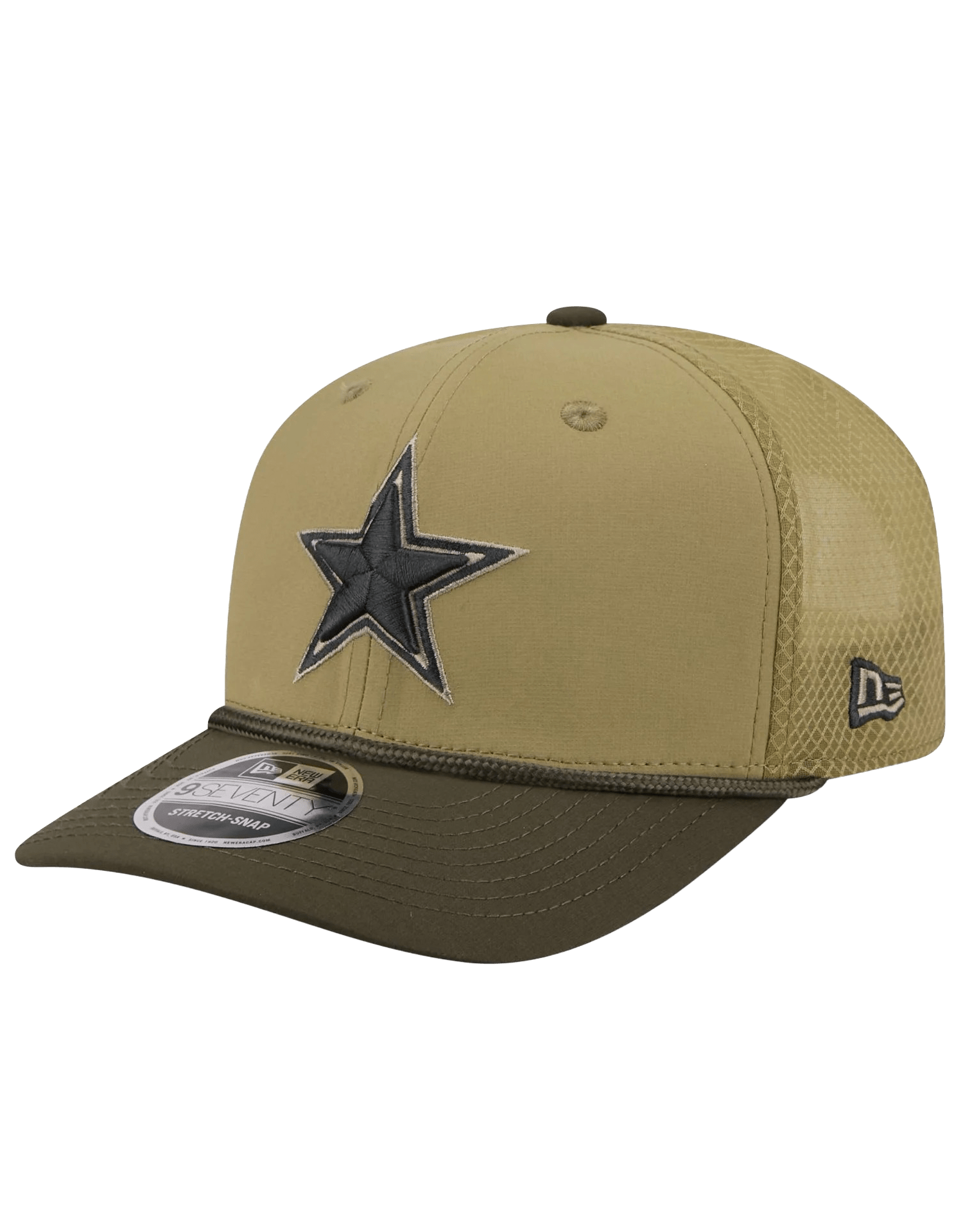 New Era Caps Dallas Cowboys New Era NFL 25 Salute To Service 9SEVENTY Stretch-Snapback Hat