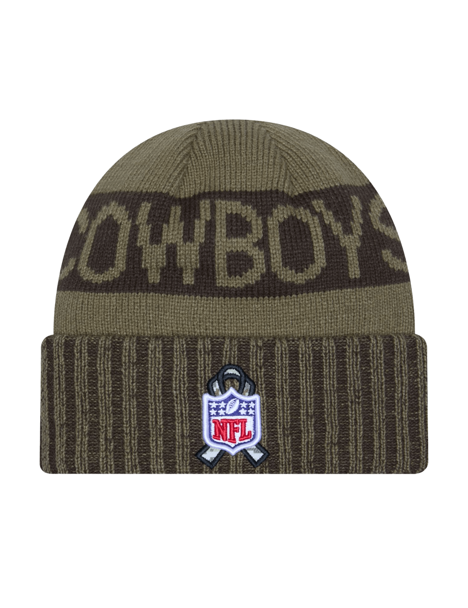 New Era Beanies Dallas Cowboys New Era NFL 25 Salute To Service Knit Beanie