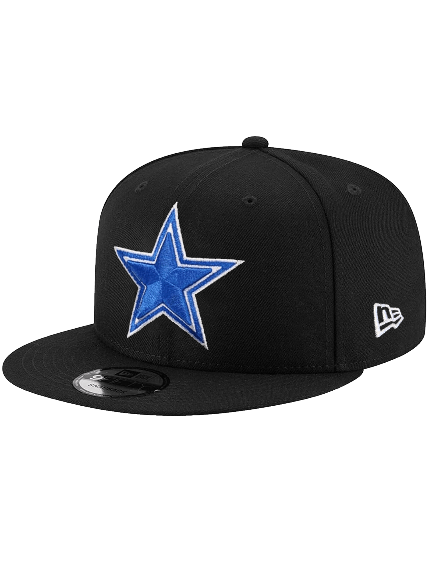 New Era Caps Dallas Cowboys New Era NFL 75th Ann Patch 9FIFTY Snapback Hat - Black