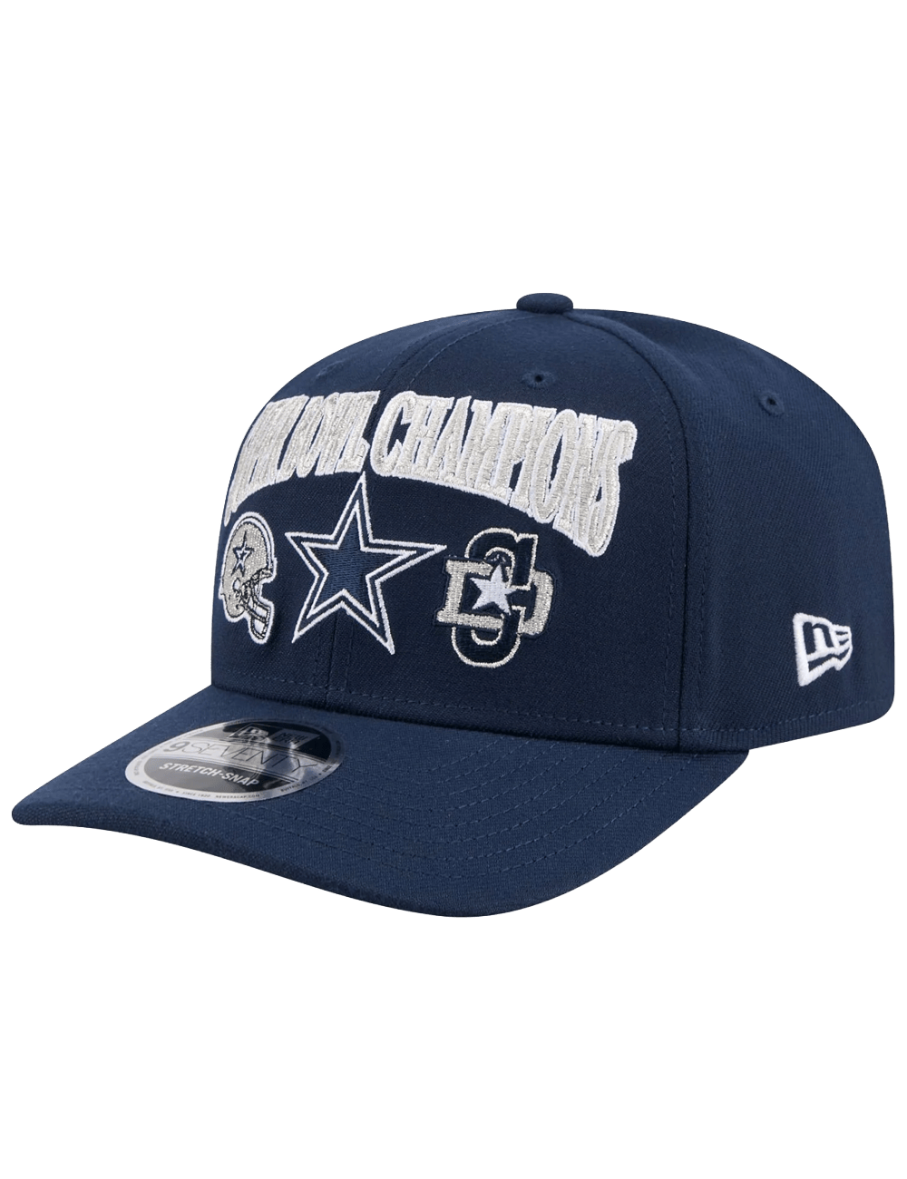New Era Caps OSFM Dallas Cowboys New Era NFL Champs History 9SEVENTY Stretch Snapback Hat