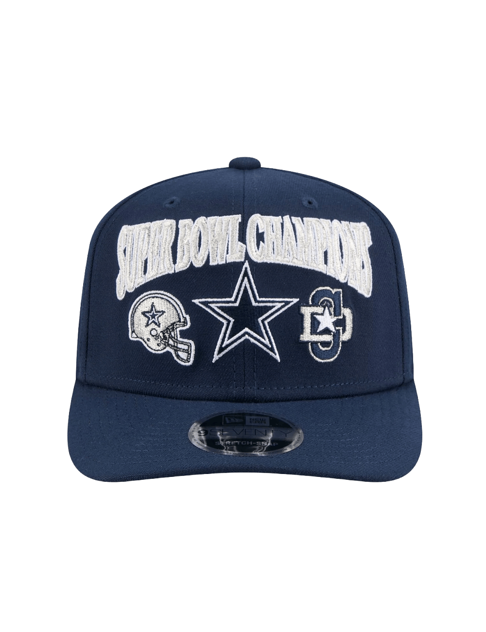 New Era Caps OSFM Dallas Cowboys New Era NFL Champs History 9SEVENTY Stretch Snapback Hat