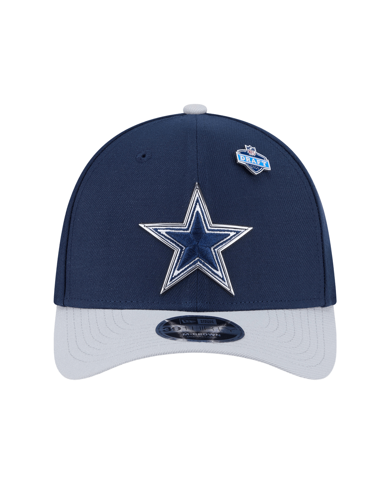New Era Caps Dallas Cowboys New Era NFL Draft 26 39THIRTY M-Crown Stretch-Fit Hat