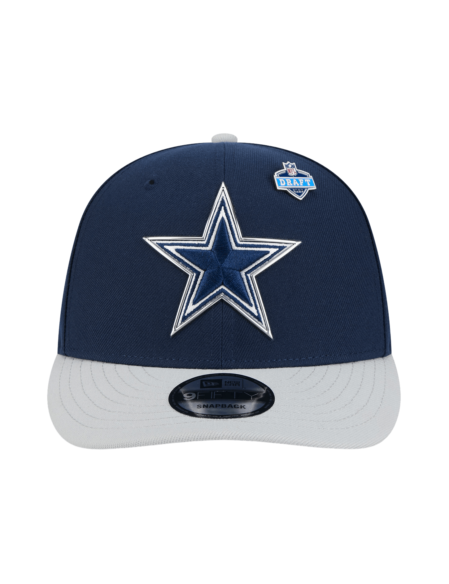 New Era Caps OSFM Dallas Cowboys New Era NFL Draft 26 9FIFTY Pre-Curved Snapback Hat