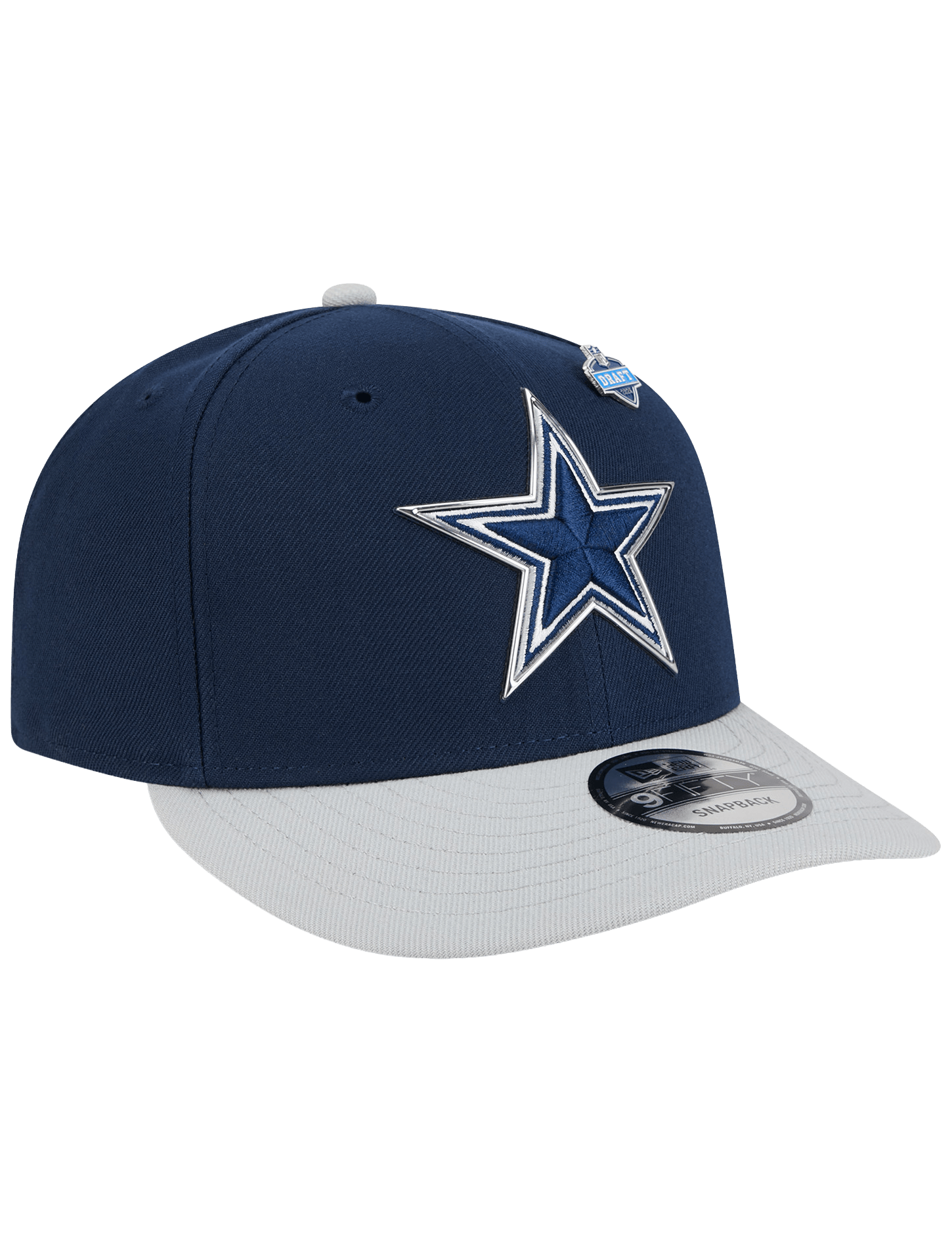 New Era Caps OSFM Dallas Cowboys New Era NFL Draft 26 9FIFTY Pre-Curved Snapback Hat