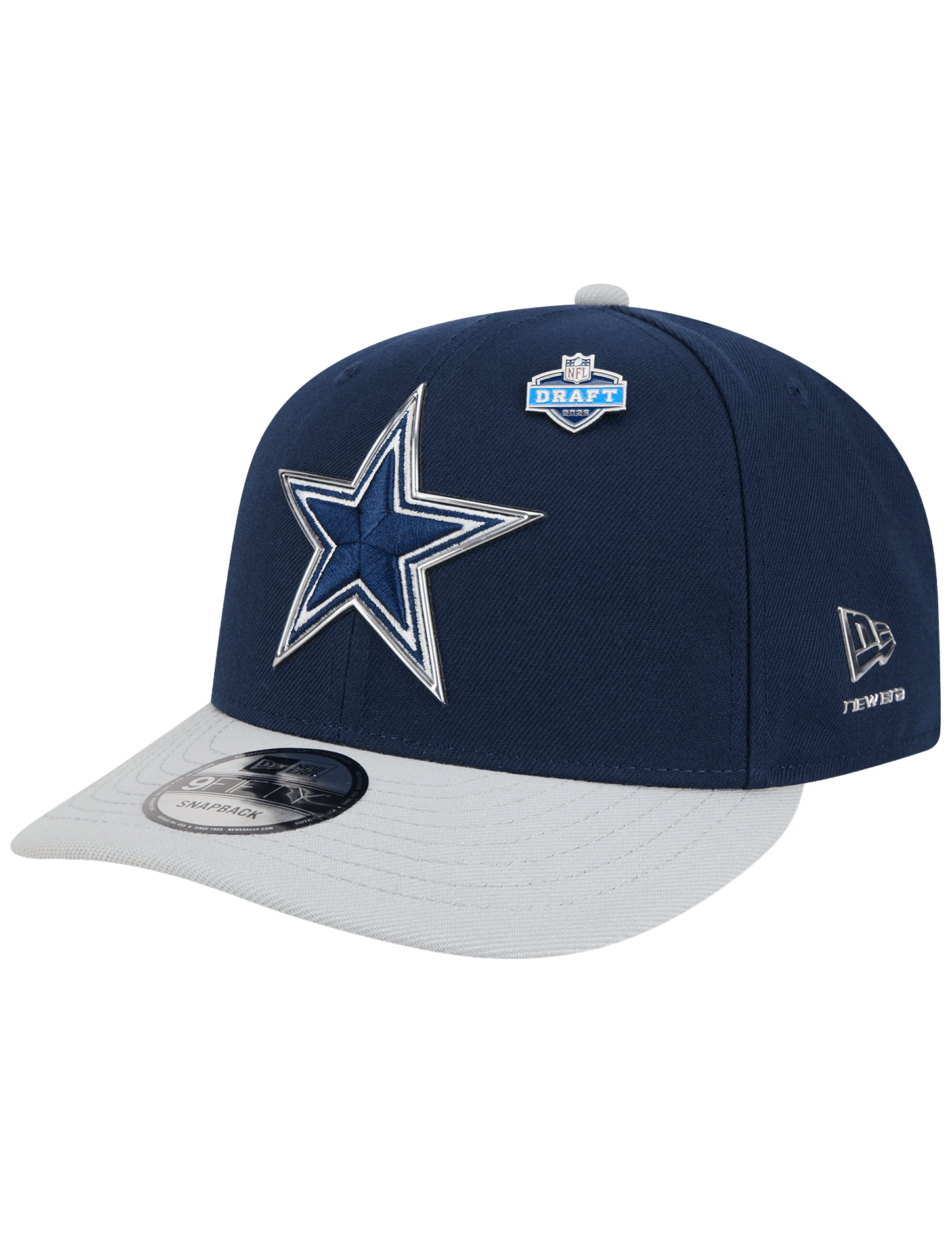 New Era Caps OSFM Dallas Cowboys New Era NFL Draft 26 9FIFTY Pre-Curved Snapback Hat