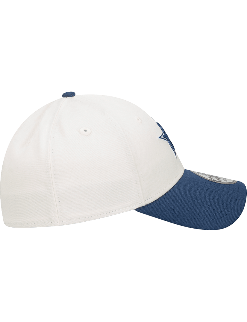 New Era Caps Dallas Cowboys New Era NFL Team 2T 39THIRTY Stretch-Fit Hat - Chrome