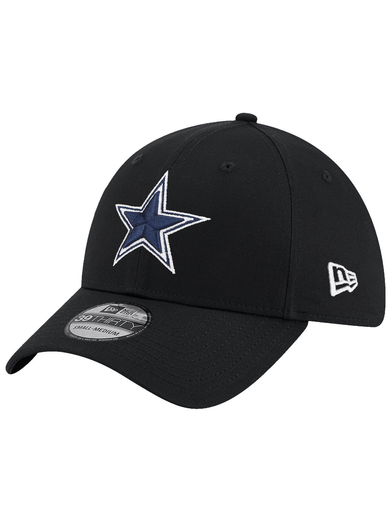 New Era Caps Dallas Cowboys New Era NFL Team 39THIRTY Stretch-Fit Hat - Black