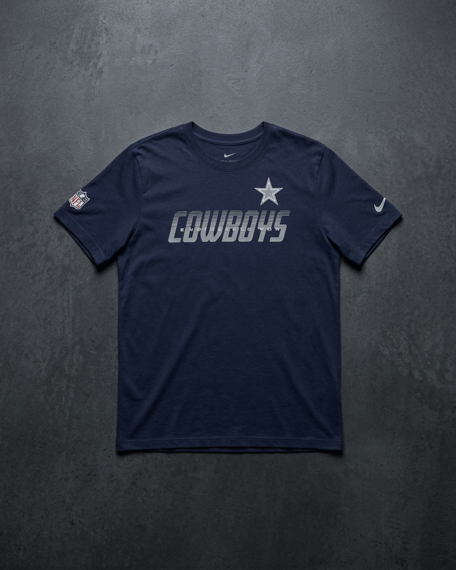 Nike T-Shirts Dallas Cowboys Nike NFL 26 Sideline Team Issue Dri-Fit T-Shirt - Navy