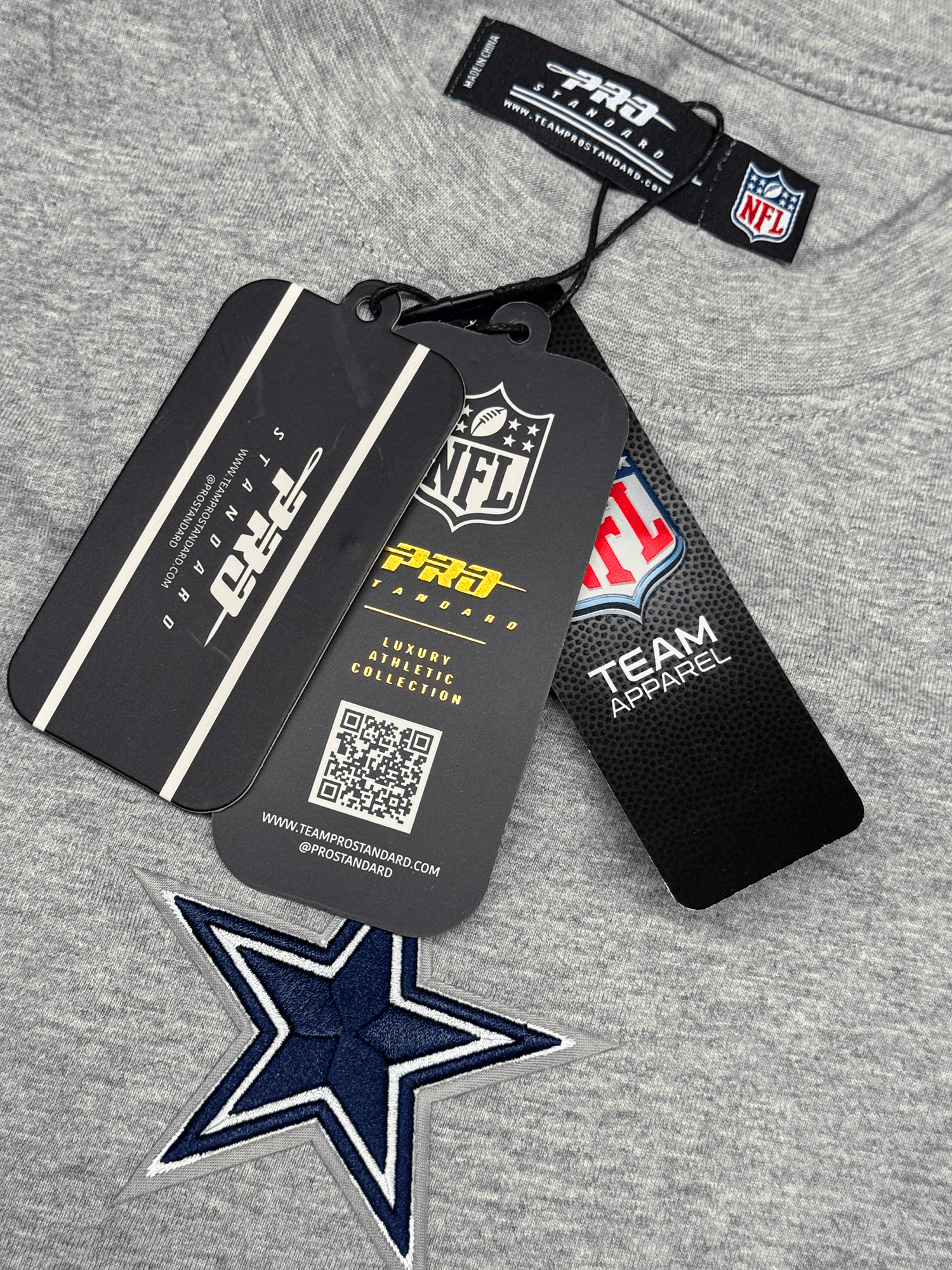 Pro Standard T-Shirts Dallas Cowboys Pro Standard NFL Team Icon Flex T-Shirt - Heather Grey