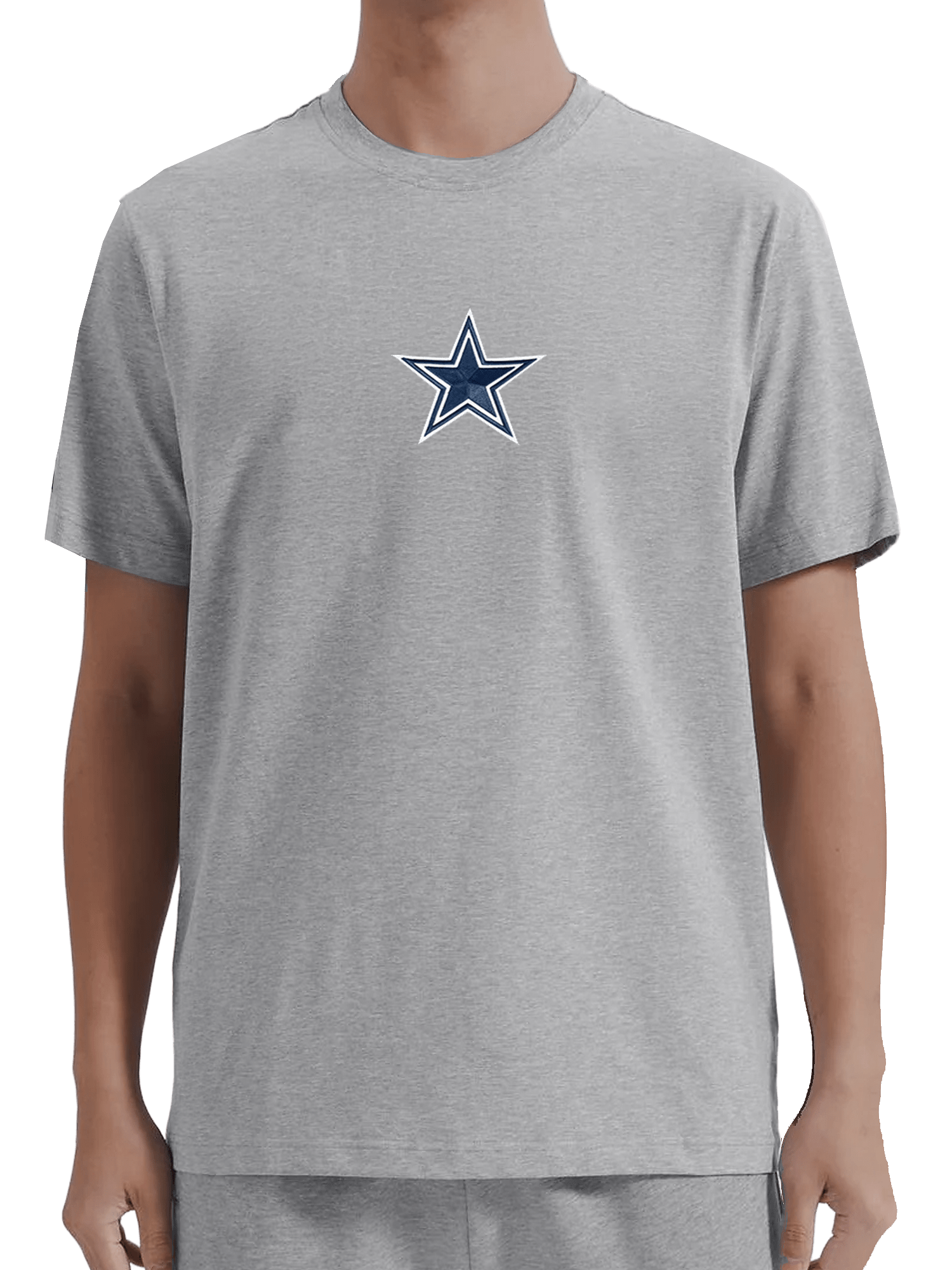 Pro Standard T-Shirts Dallas Cowboys Pro Standard NFL Team Icon Flex T-Shirt - Heather Grey