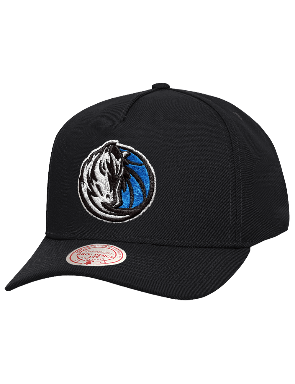 Mitchell And Ness Caps OSFM Dallas Mavericks Mitchell & Ness NBA Team Pro Pinch Snapback Hat - Black