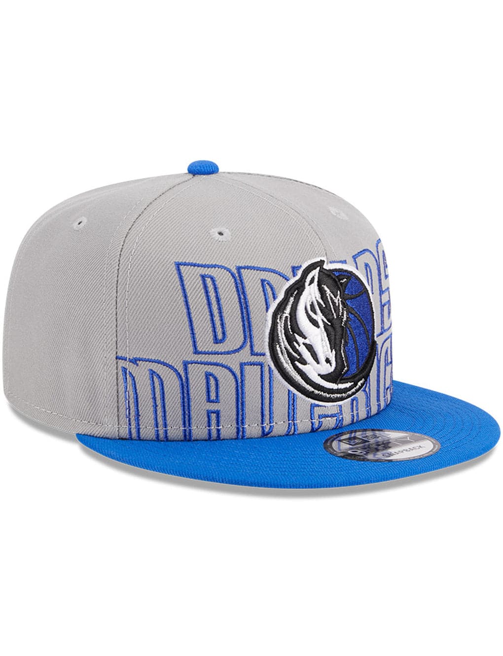 New Era Caps Dallas Mavericks New Era NBA 23 Draft 9FIFTY Snapback Hat - Grey
