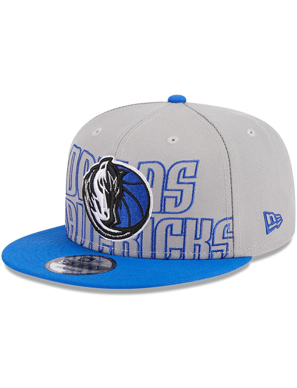 New Era Caps Dallas Mavericks New Era NBA 23 Draft 9FIFTY Snapback Hat - Grey