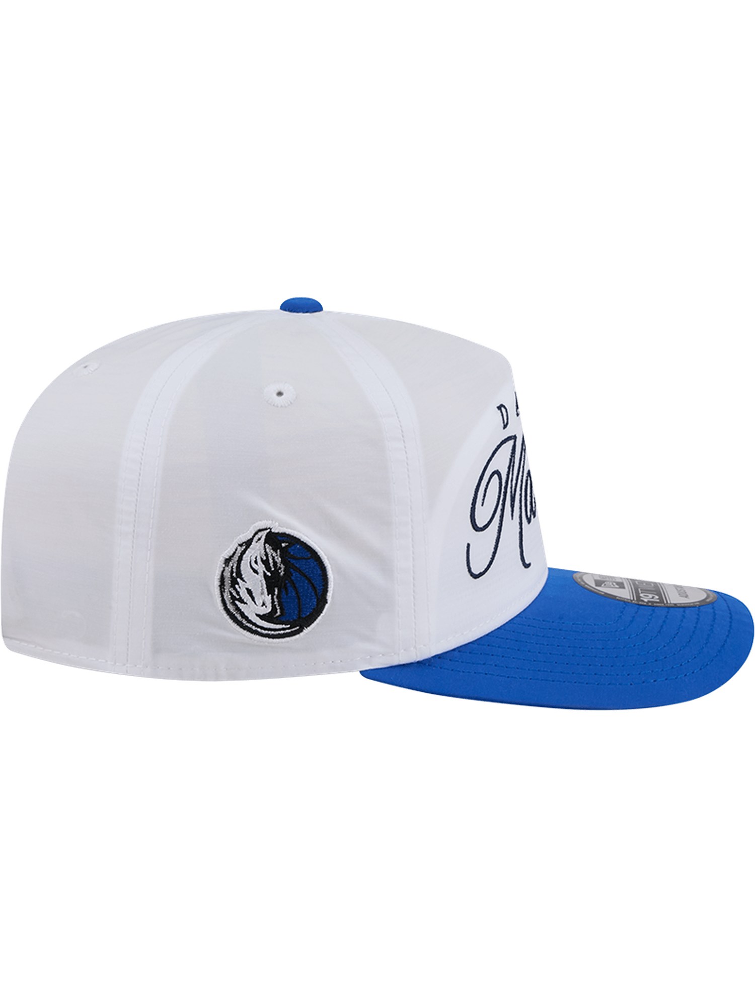 New Era Caps Dallas Mavericks New Era NBA 25 Draft 19TWENTY A-Frame Pre-Curved Hat - White