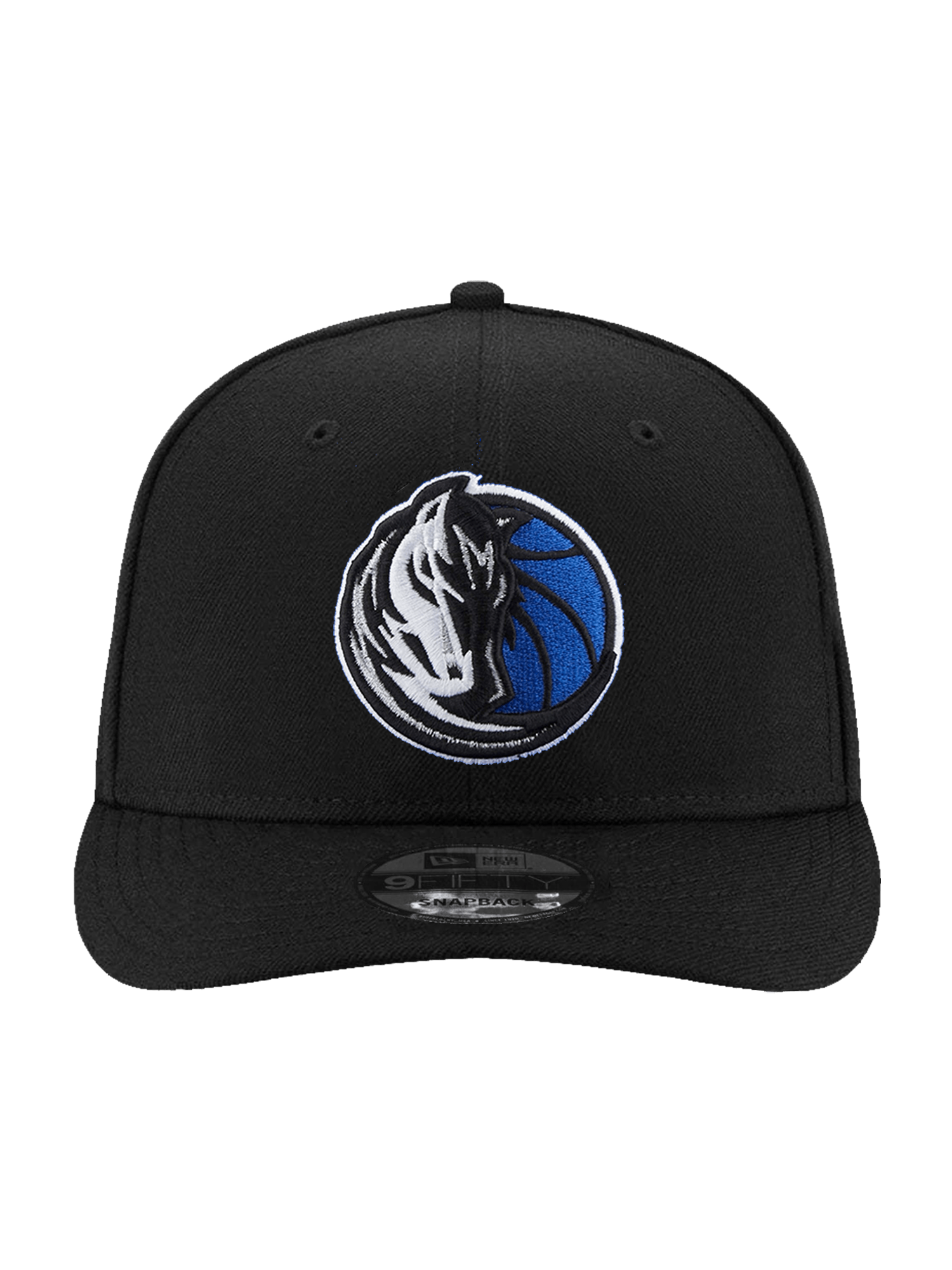 New Era Caps Dallas Mavericks New Era NBA Team Pre-Curved 9FIFTY Snapback Hat - Black