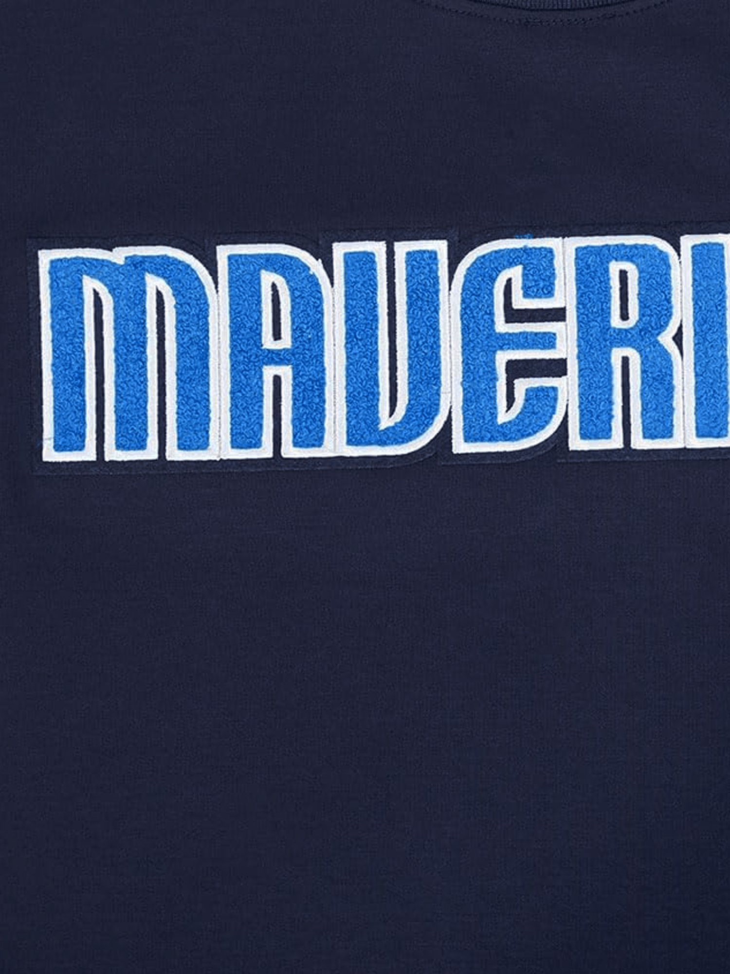 Pro Standard T-Shirts Dallas Mavericks Pro Standard NBA Team Chenille Flex T-Shirt - Navy