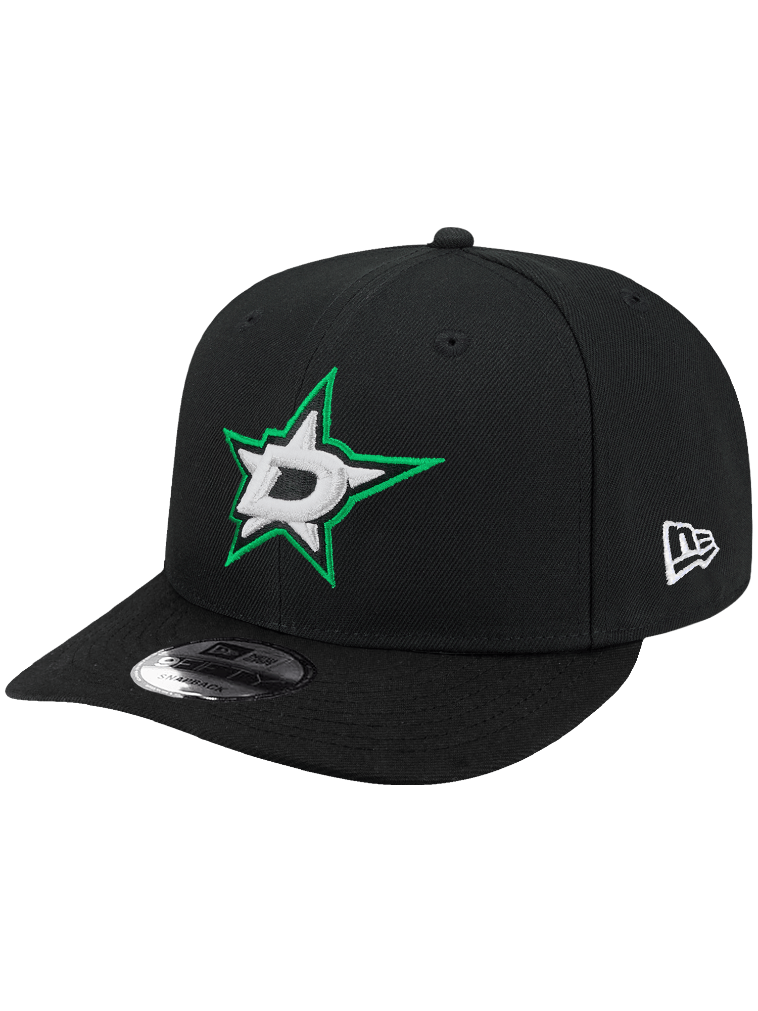 New Era Caps OSFA Dallas Stars New Era NHL Team 9FIFTY Pre-Curved Snapback Hat - Black