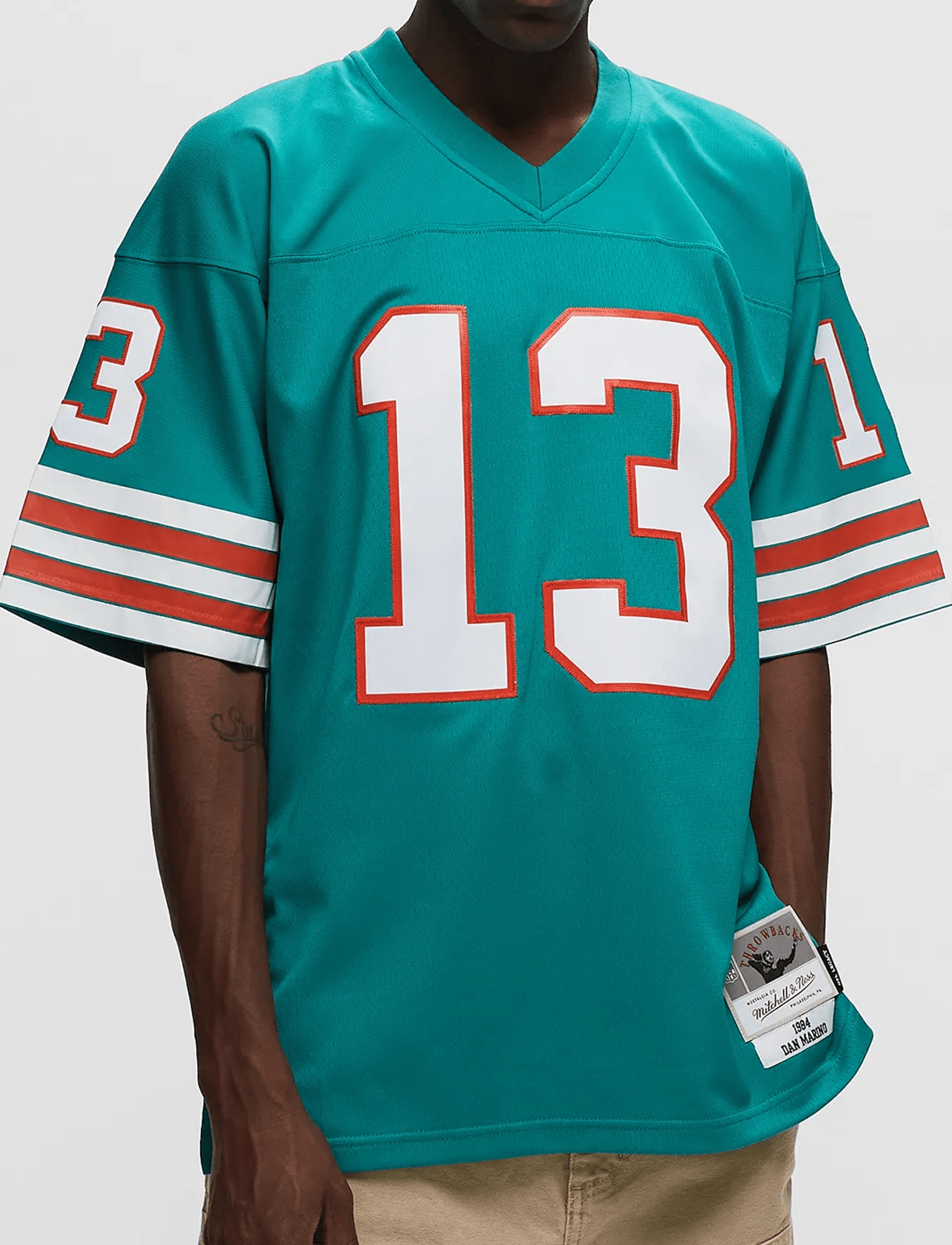 Mitchell And Ness Jerseys Dan Marino Miami Dolphins Mitchell & Ness NFL 1984 Legacy Jersey - Aqua