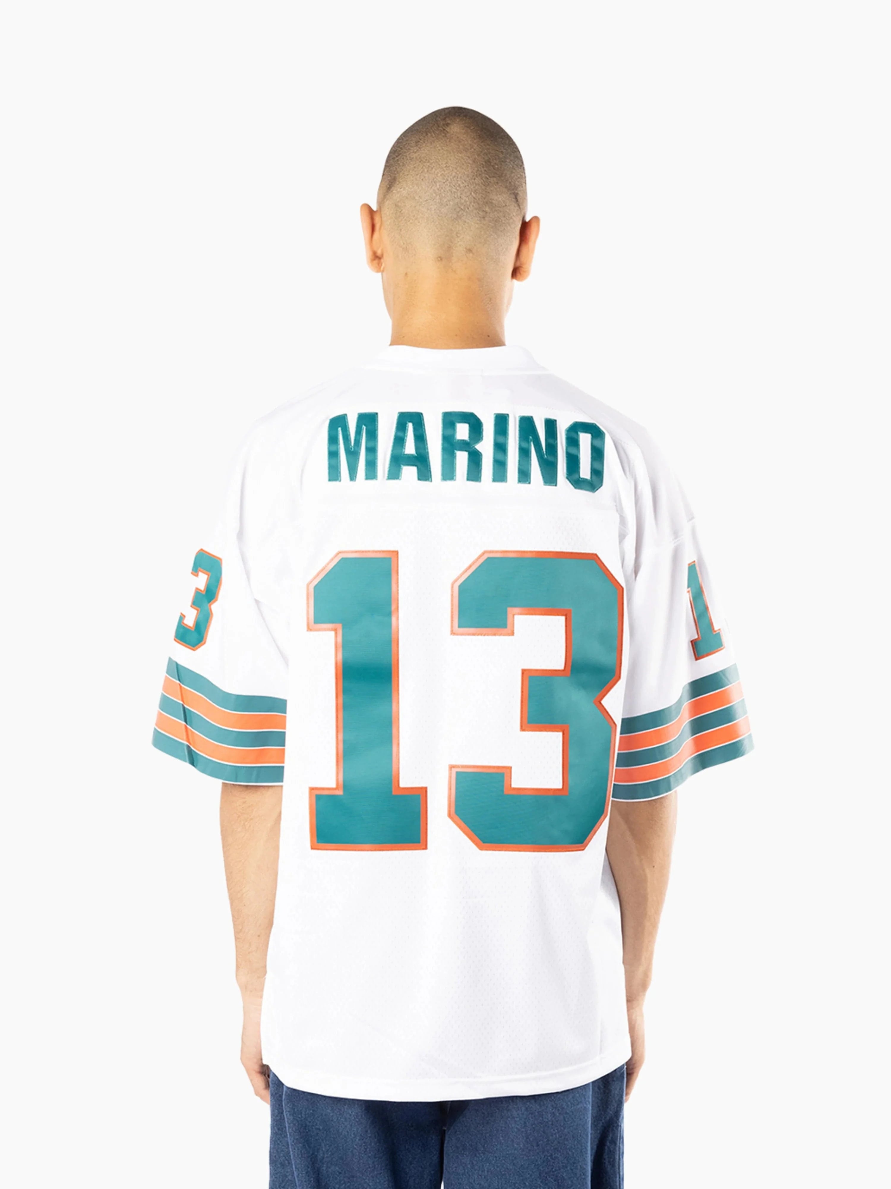 Mitchell And Ness Jerseys Dan Marino Miami Dolphins Mitchell & Ness NFL 84 Road Legacy Jersey - White