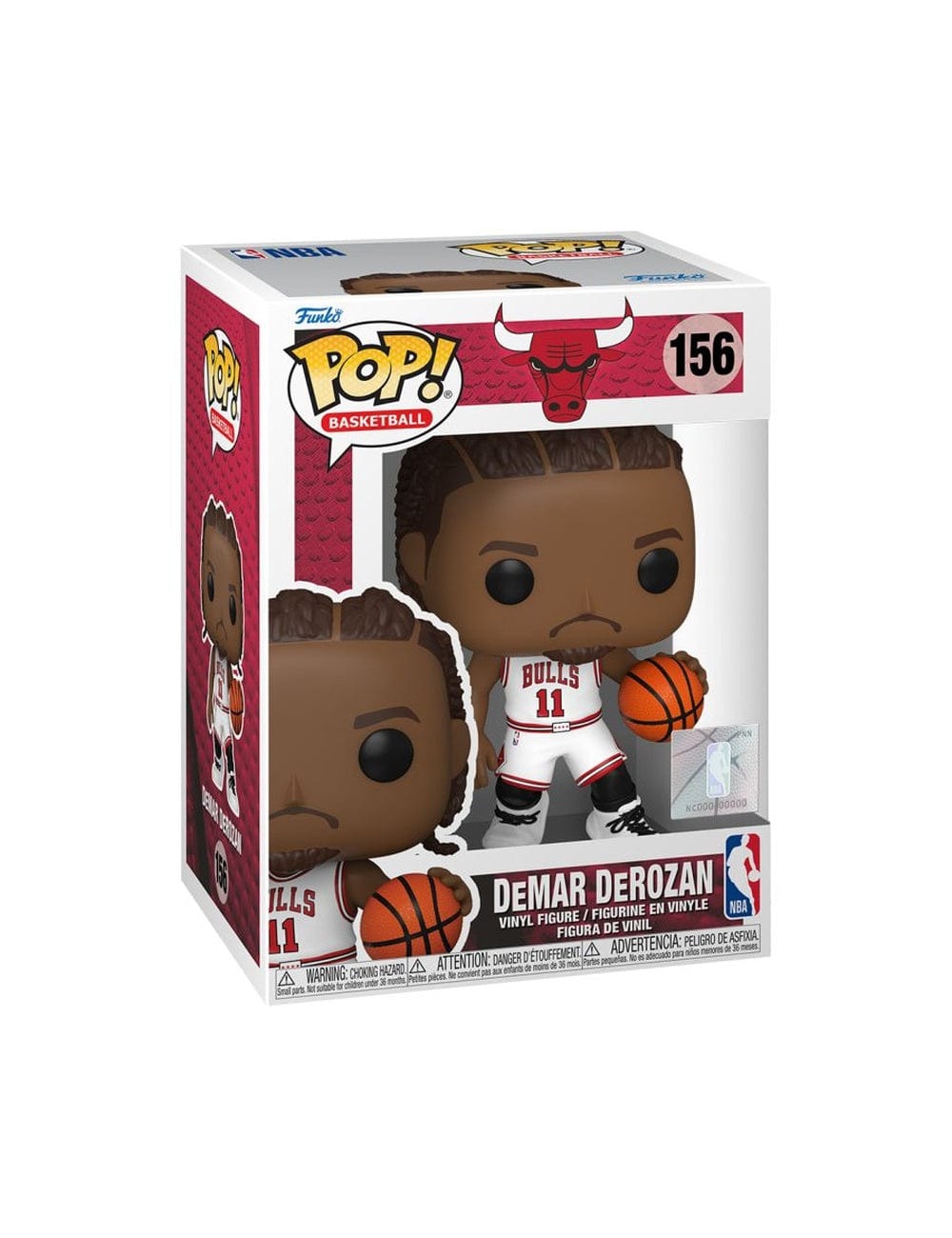 Funko Figures DeMar DeRozan Chicago Bulls Funko NBA Pop 3.75" Figure - White