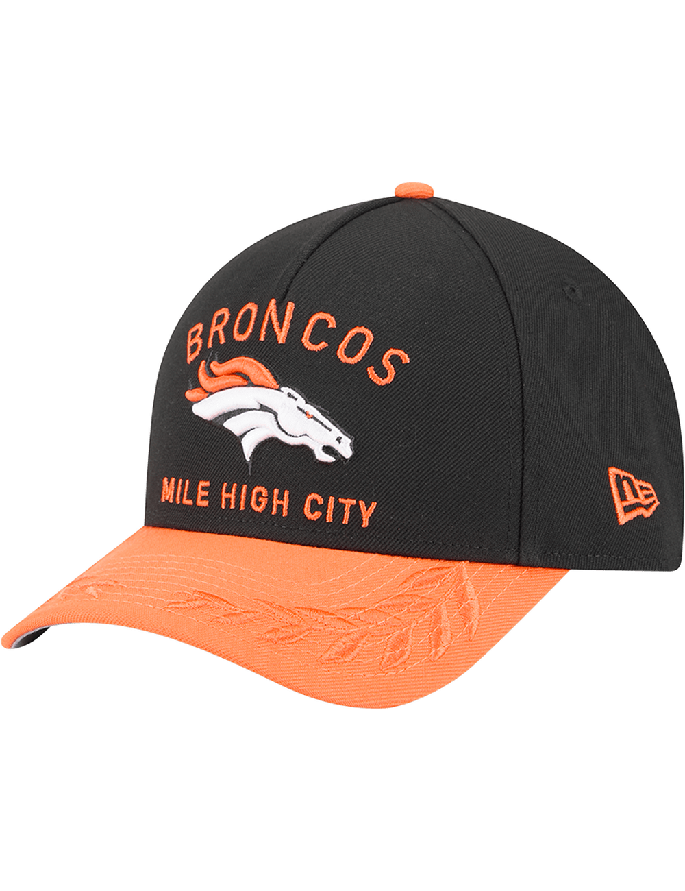New Era Caps Denver Broncos New Era NFL 25 Draft 9FORTY M-Crown Snapback Hat - Black