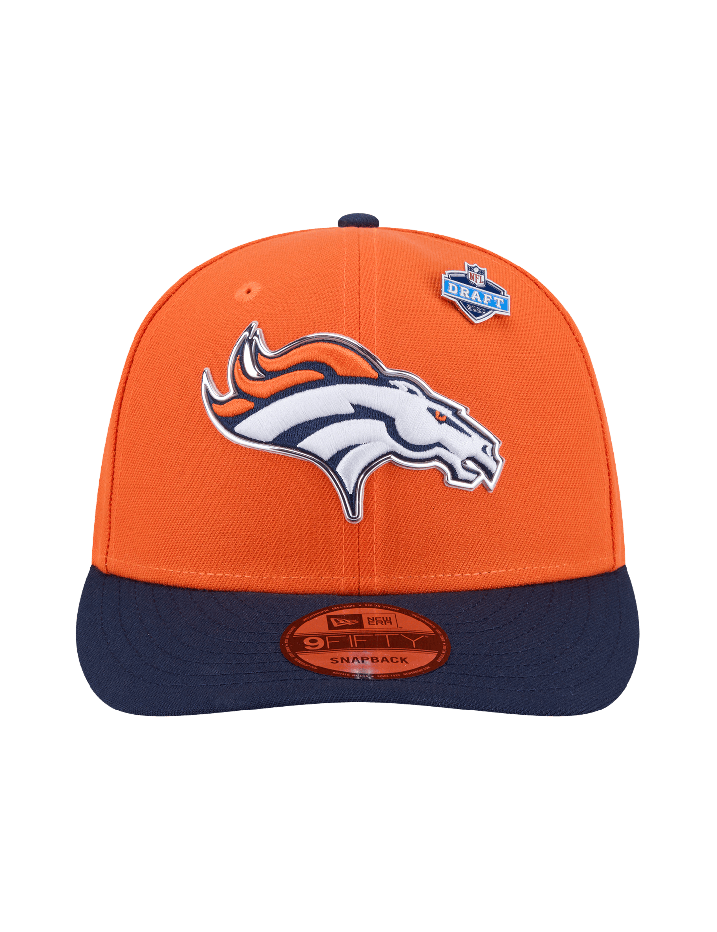 New Era Caps OSFM Denver Broncos New Era NFL Draft 26 9FIFTY Pre-Curved Snapback Hat