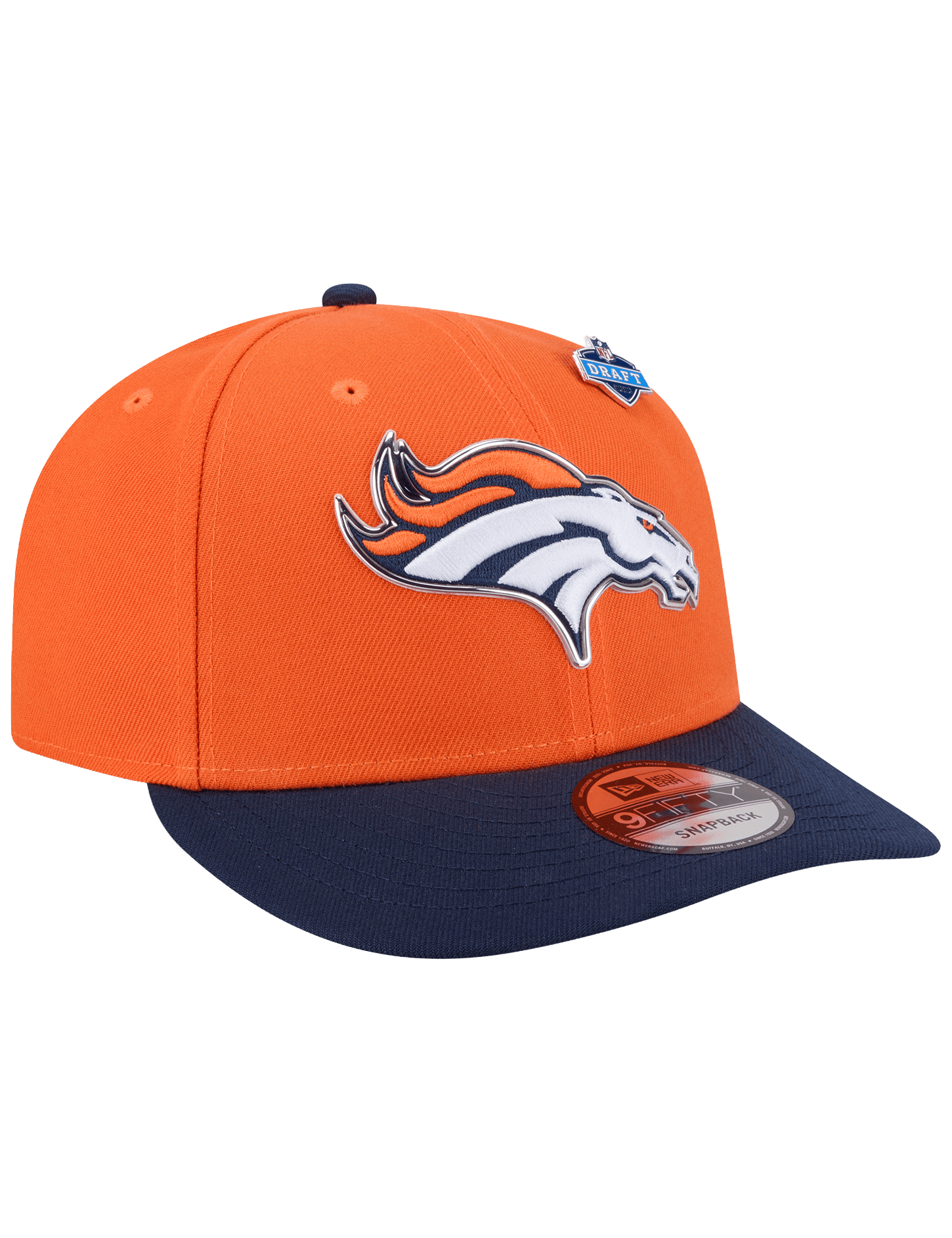 New Era Caps OSFM Denver Broncos New Era NFL Draft 26 9FIFTY Pre-Curved Snapback Hat