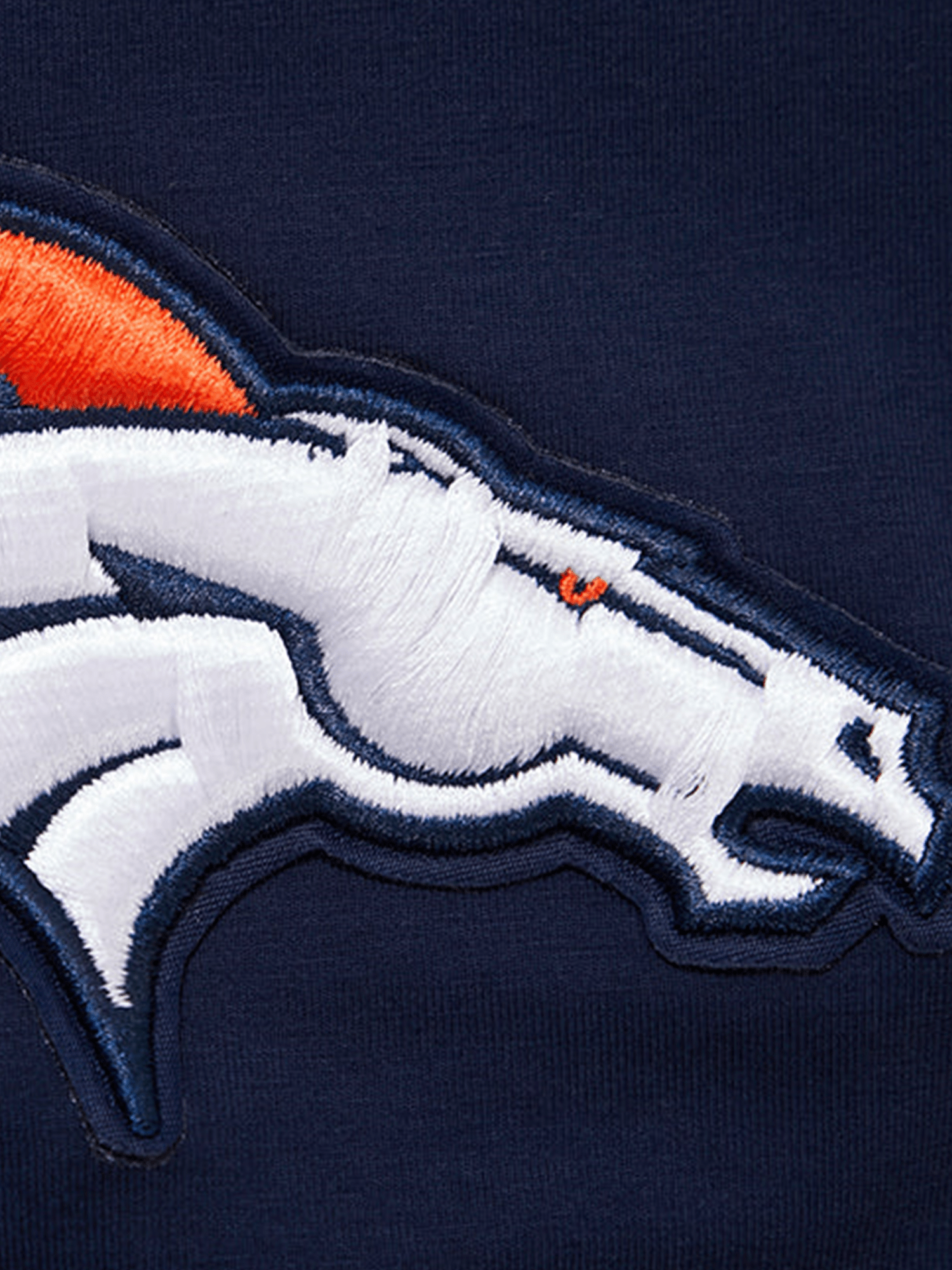 Pro Standard T-Shirts Denver Broncos Pro Standard NFL Team Chenille Flex T-Shirt - Navy