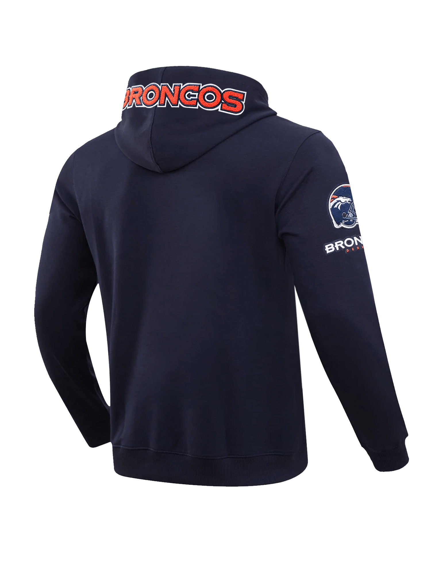 Pro Standard Jumpers Denver Broncos Pro Standard NFL Team Chenille Hoodie Jumper - Navy