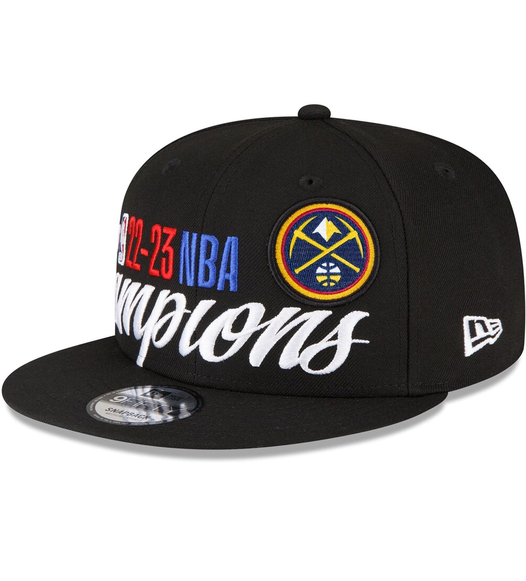 New Era Caps Denver Nuggets New Era NBA 23 Champs 9FIFTY Snapback Hat - Black