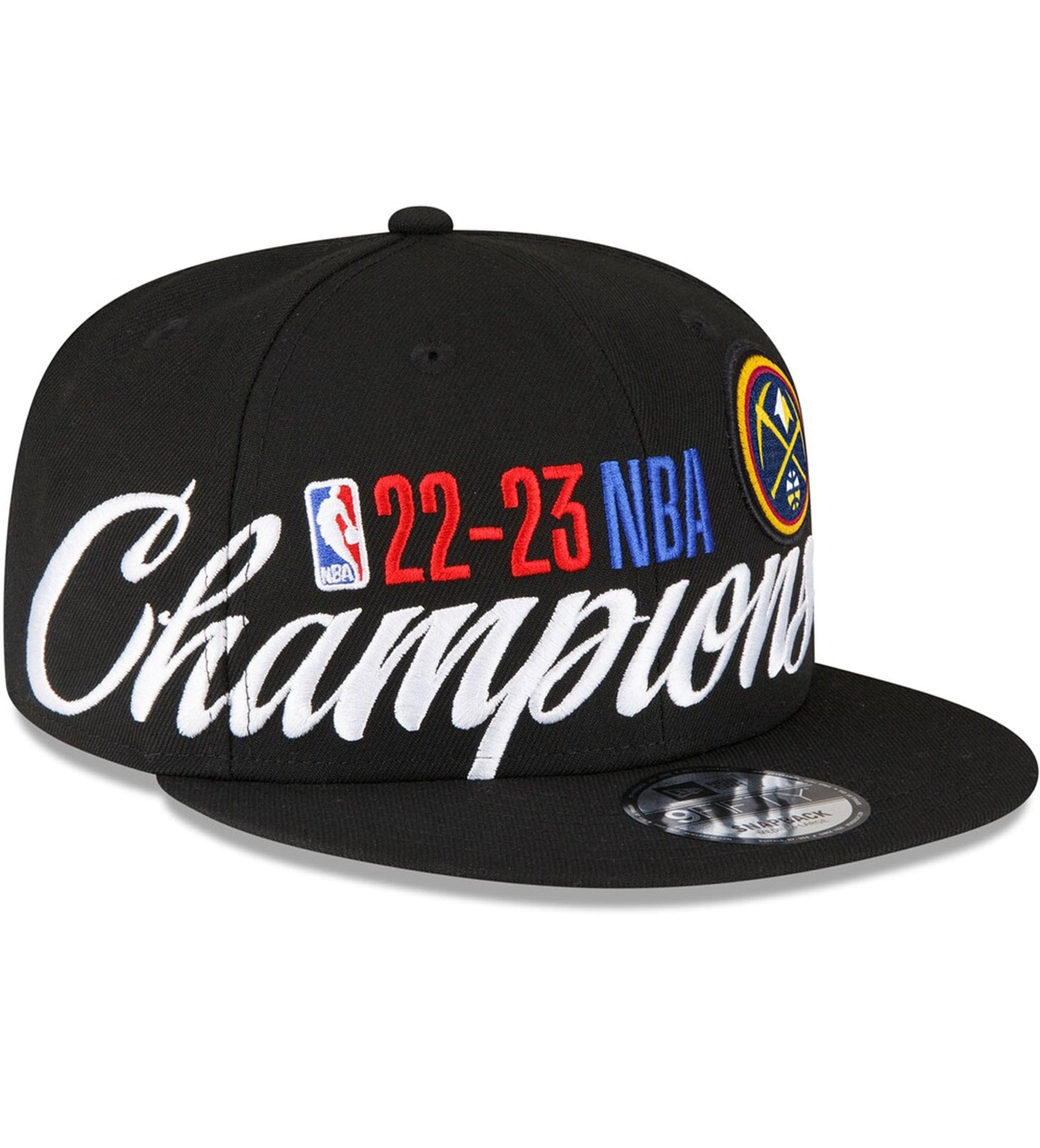 New Era Caps Denver Nuggets New Era NBA 23 Champs 9FIFTY Snapback Hat - Black