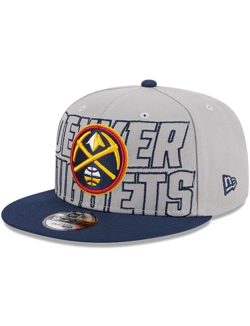 New Era Caps Denver Nuggets New Era NBA 23 Draft 9FIFTY Snapback Hat - Grey