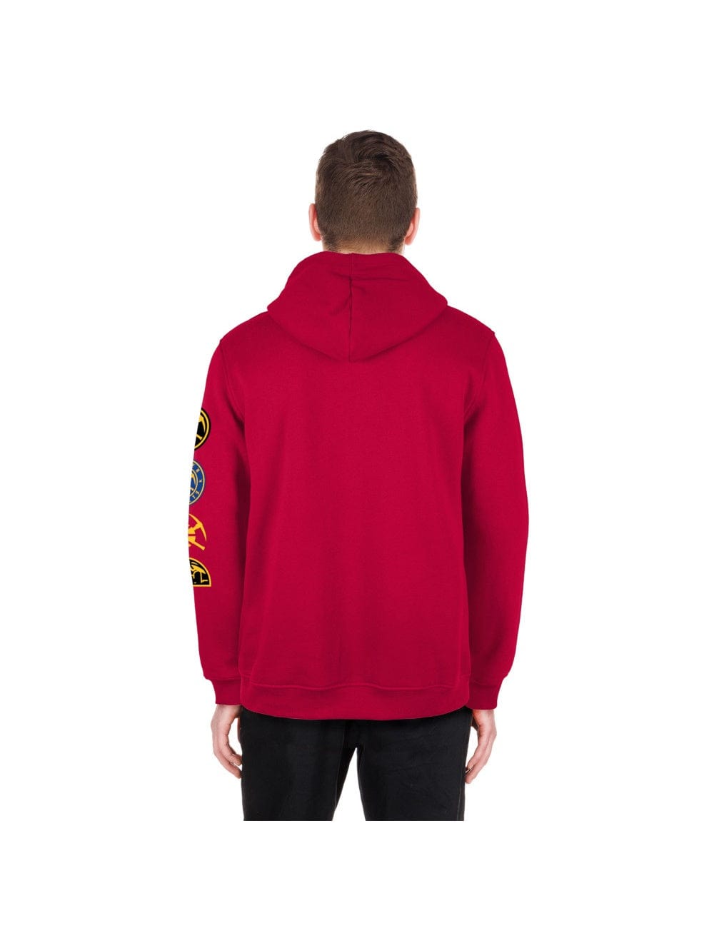 New Era Jumpers Denver Nuggets New Era NBA 24 City Edition Hoodie Jumper - Dark Red