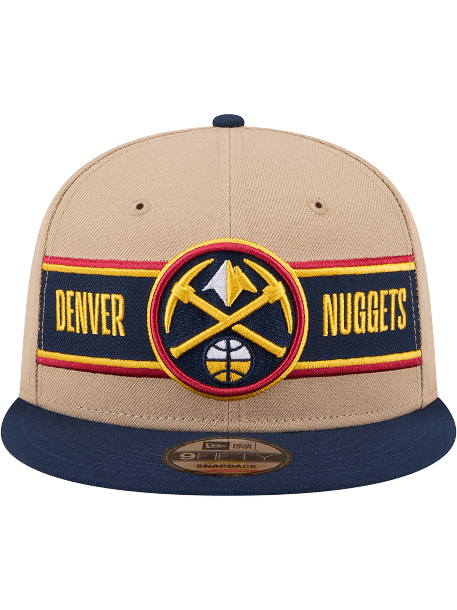 New Era Caps Denver Nuggets New Era NBA 24 Draft 9FIFTY Snapback Hat - Tan