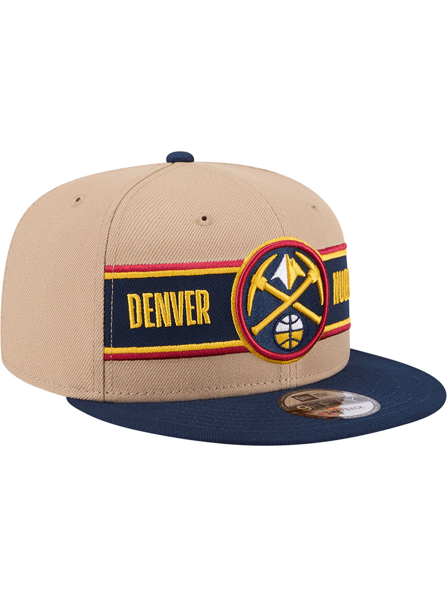 New Era Caps Denver Nuggets New Era NBA 24 Draft 9FIFTY Snapback Hat - Tan