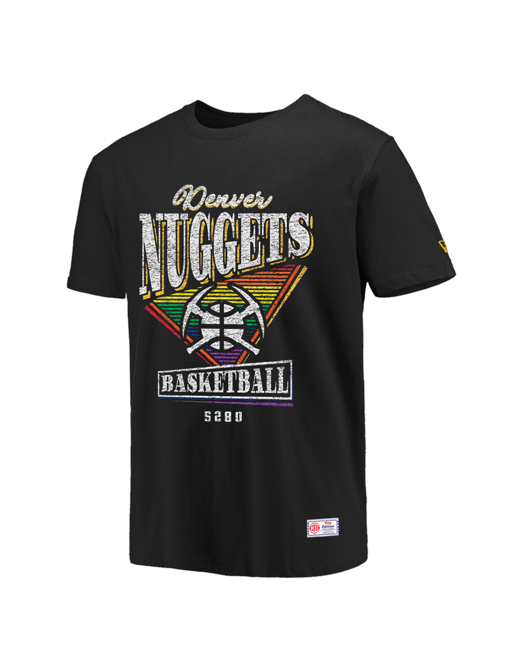 New Era T-Shirts Denver Nuggets New Era NBA 25-26 City Edition Distressed T-Shirt