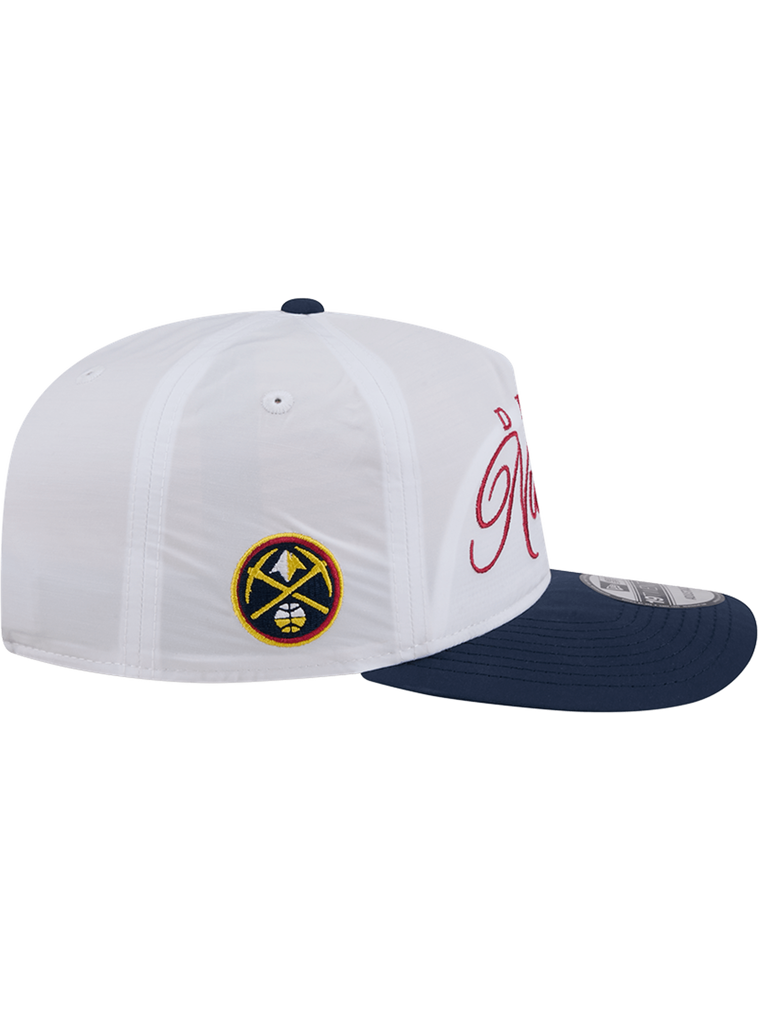 New Era Caps Denver Nuggets New Era NBA 25 Draft 19TWENTY A-Frame Pre-Curved Hat - White