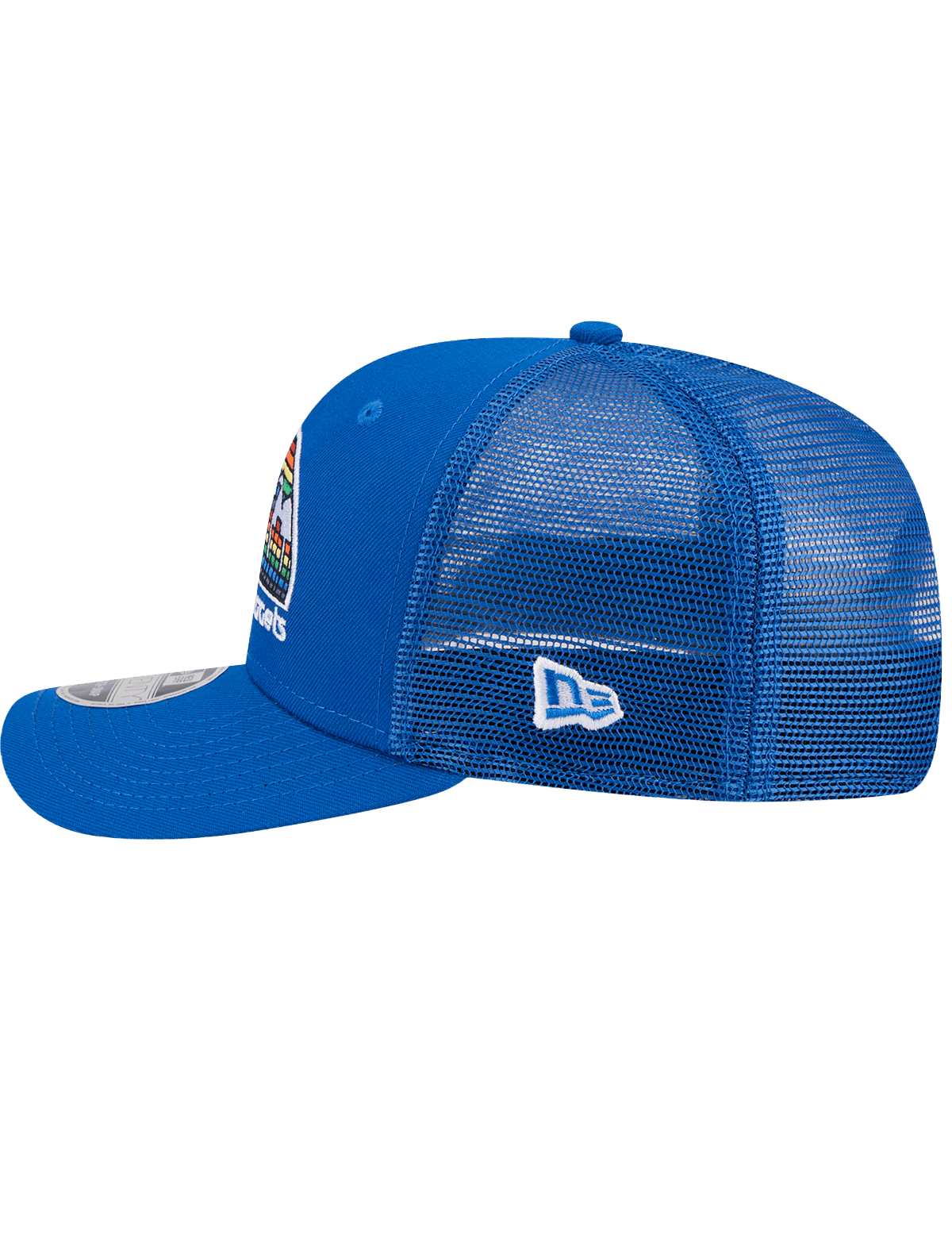 New Era Caps Denver Nuggets New Era NBA HWC 9SEVENTY Trucker Stretch Snapback Hat - Blue