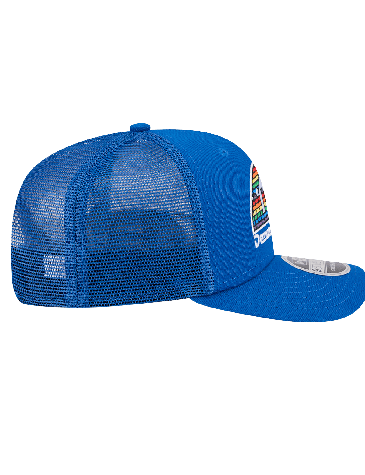 New Era Caps Denver Nuggets New Era NBA HWC 9SEVENTY Trucker Stretch Snapback Hat - Blue