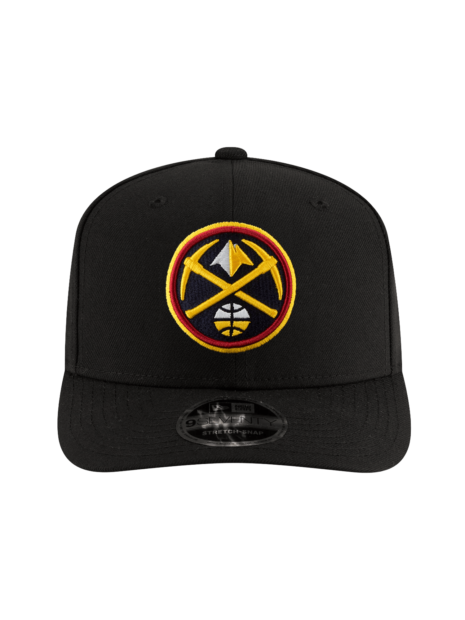 New Era Caps OSFA Denver Nuggets New Era NBA Team 9SEVENTY Stretch-Snapback Hat - Black
