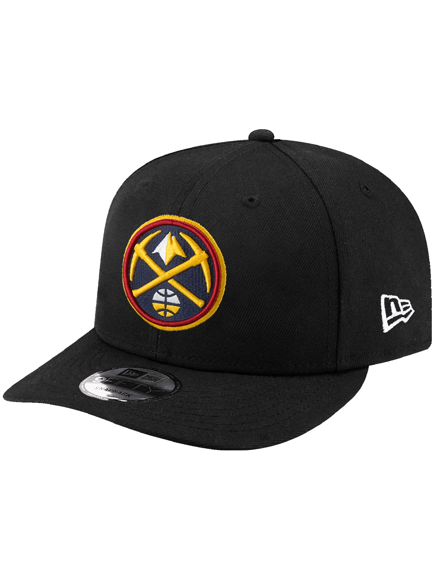 New Era Caps Denver Nuggets New Era NBA Team Pre-Curved 9FIFTY Snapback Hat - Black