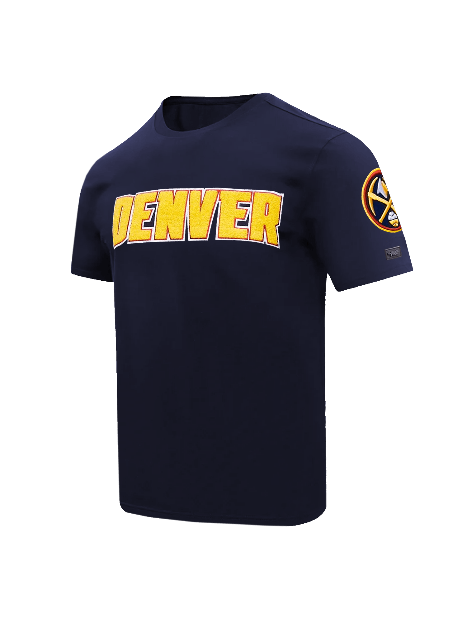 Pro Standard T-Shirts Denver Nuggets Pro Standard NBA Team Chenille Flex T-Shirt - Navy