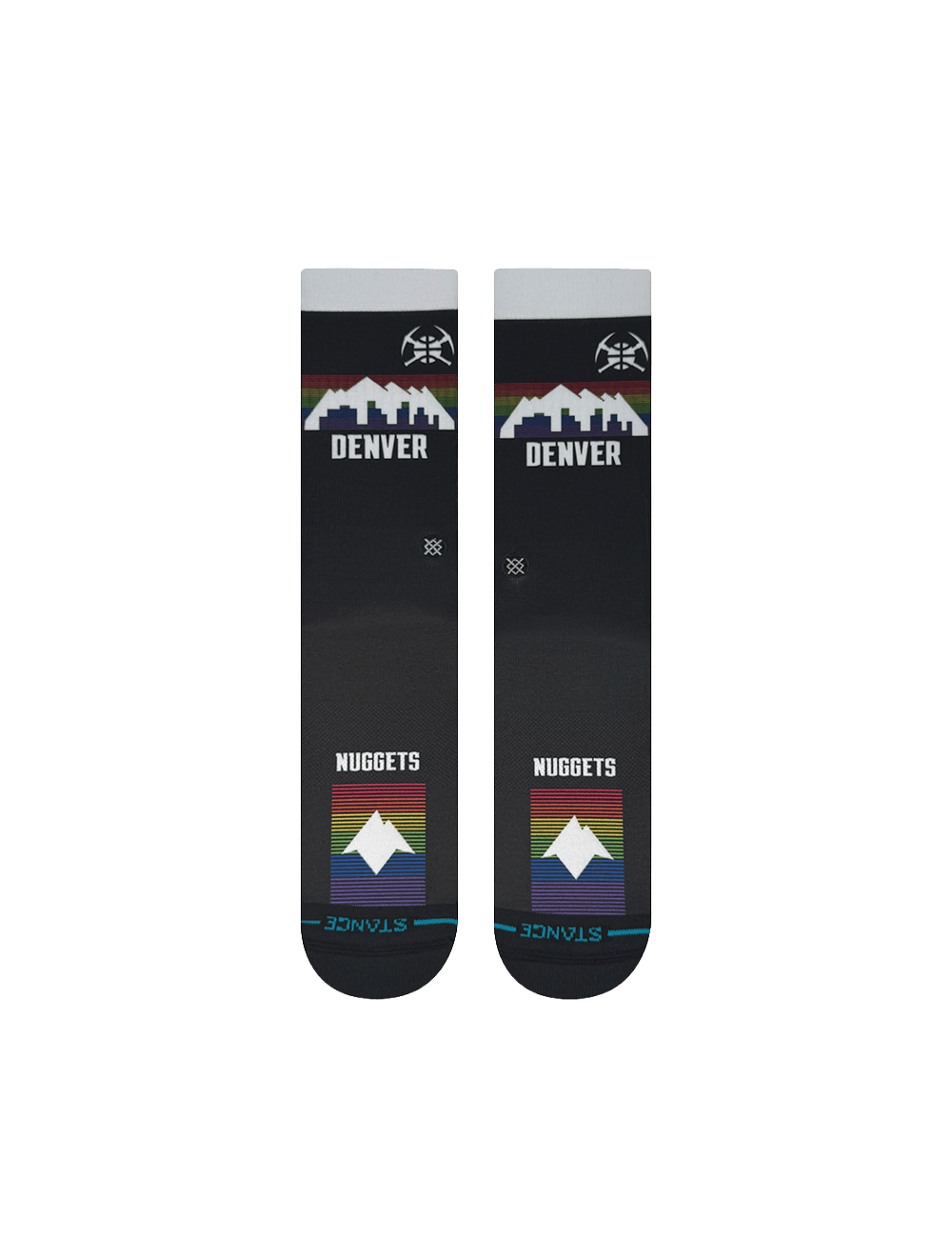 Stance Socks Large (9-12 US) Denver Nuggets Stance NBA 25-26 City Edition Crew Socks