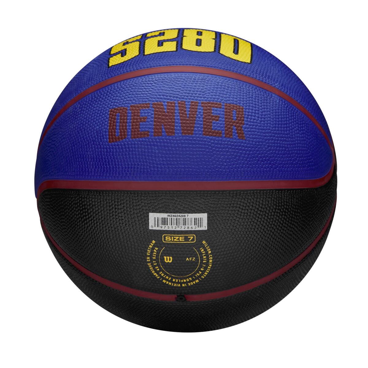 Wilson Sporting Goods Balls Denver Nuggets Wilson NBA 24 City Edition Basketball Ball