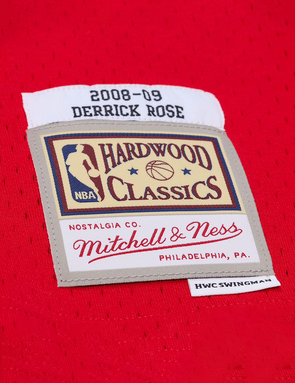 Mitchell And Ness Jerseys Derrick Rose Chicago Bulls Mitchell & Ness NBA 08-09 Road HWC Swingman Jersey - Red