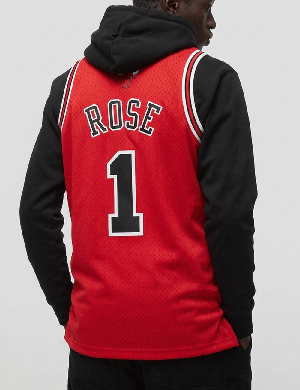 Mitchell And Ness Jerseys Derrick Rose Chicago Bulls Mitchell & Ness NBA 08-09 Road HWC Swingman Jersey - Red